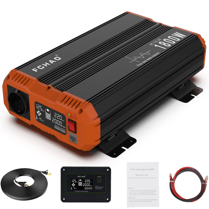 Pure Sine Inverter 6000W Continuous Power 3000W pure sine inverter BushLine 1800W 12V 