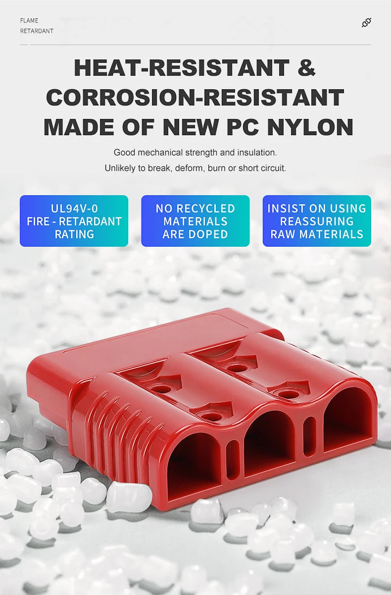 2pcs Anderson Plug 3Pin 50A 75A 175A Quick Connect Kit electrical supplys  BushLine