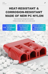 2pcs Anderson Plug 3Pin 50A 75A 175A Quick Connect Kit electrical supplys  BushLine