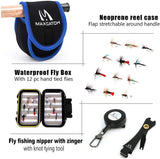 3-8WT Fly Fishing Rod And Reel Combo Set marine  BushLine