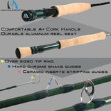 3-8WT Fly Fishing Rod And Reel Combo Set marine  BushLine