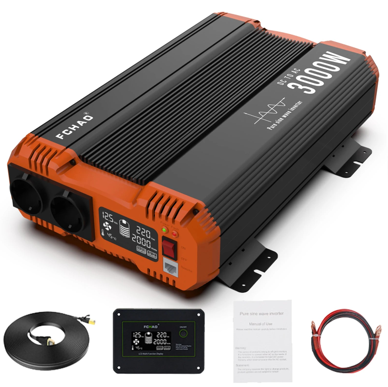 Pure Sine Inverter 6000W Continuous Power 3000W pure sine inverter BushLine 3000W 12V 