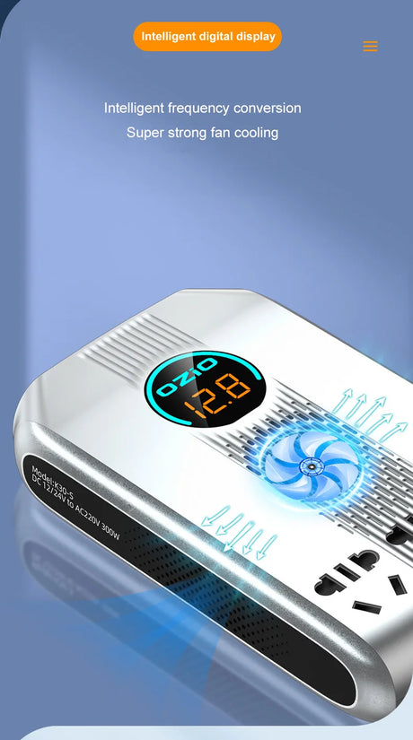 300W Car Power Inverter Adaptor Multifunctional 12/24V   