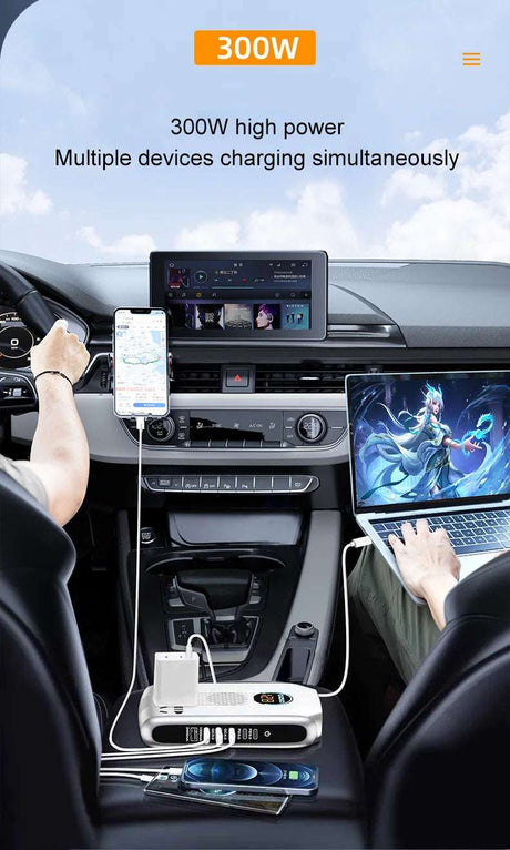 300W Car Power Inverter Adaptor Multifunctional 12/24V   