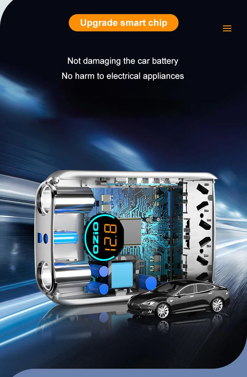 300W Car Power Inverter Adaptor Multifunctional 12/24V   BushLine