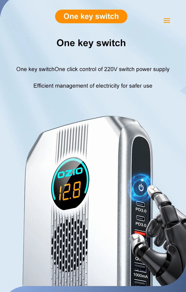300W Car Power Inverter Adaptor Multifunctional 12/24V   BushLine