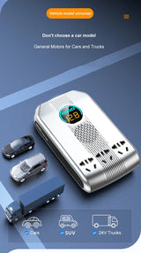300W Car Power Inverter Adaptor Multifunctional 12/24V   BushLine