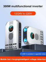 300W Car Power Inverter Adaptor Multifunctional 12/24V   BushLine