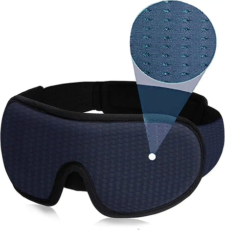3D Mask for Sleep Light Blockout Soft Padded Camping Equipment  