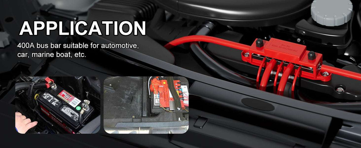 48V DC 400A Power Bus Bar M8 & M10 Set electrical supplys  BushLine