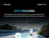 4CH GPS Radar Dash Cam 360° 24H Parking Monitor Smart Technology  