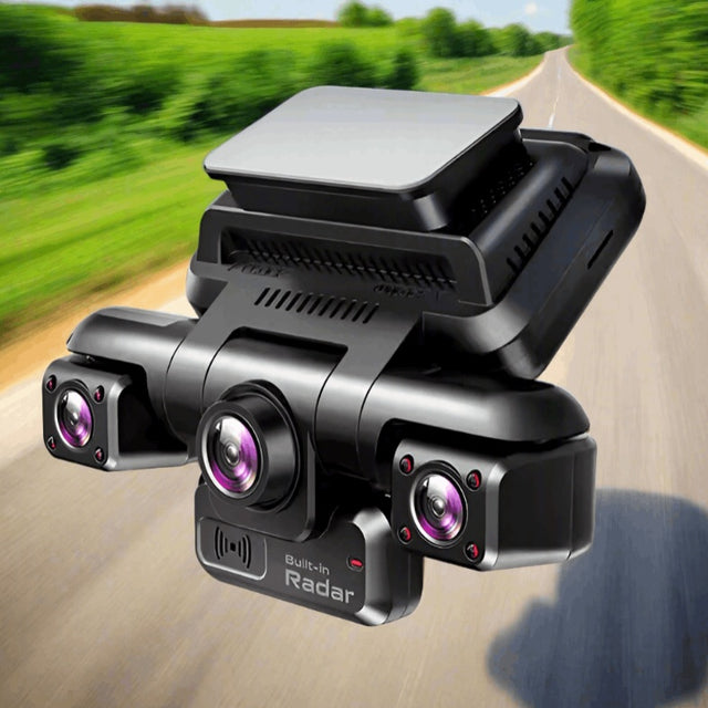4CH GPS Radar Dash Cam 360° 24H Parking Monitor Smart Technology  