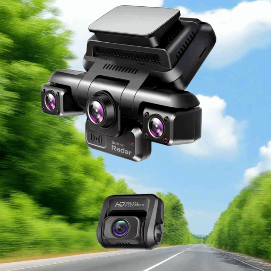 4CH GPS Radar Dash Cam 360° 24H Parking Monitor Smart Technology  
