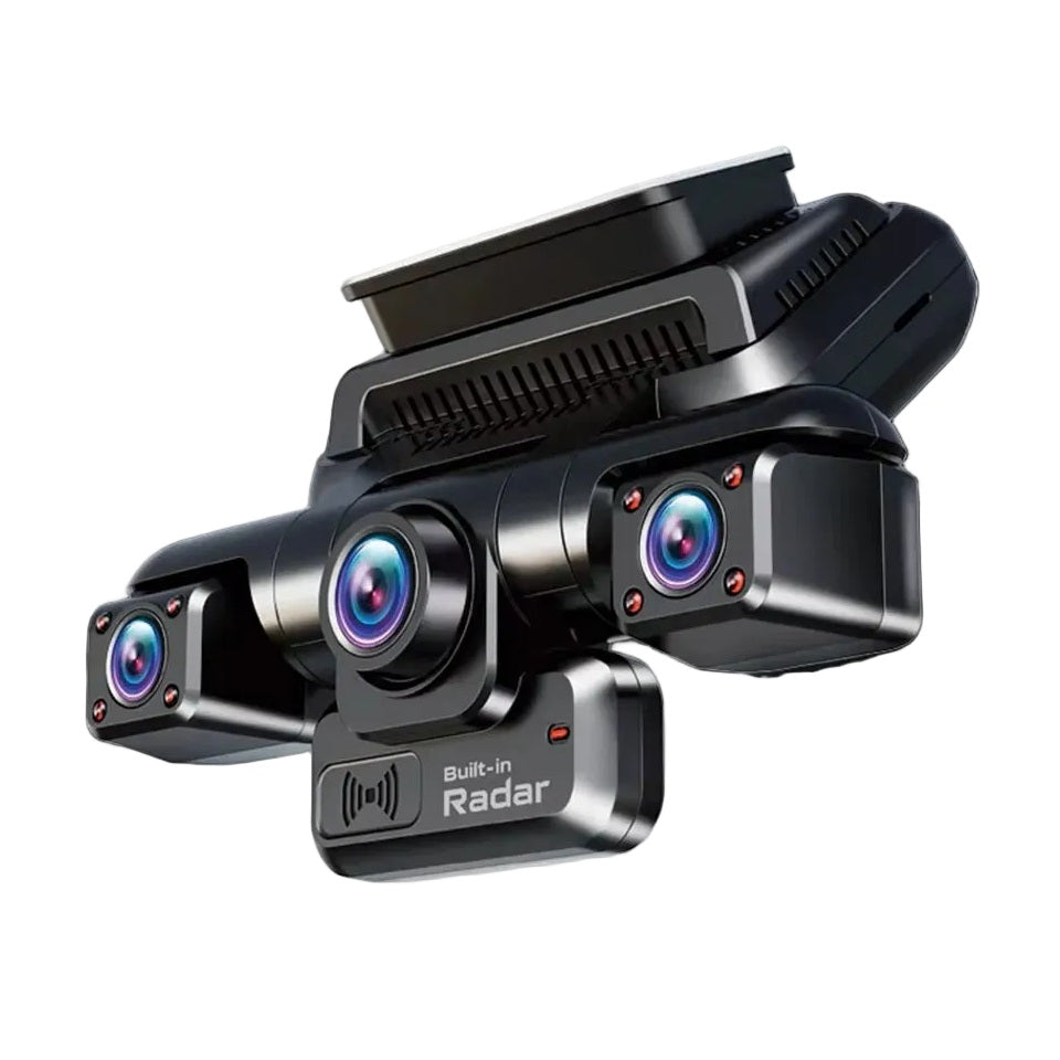 4CH GPS Radar Dash Cam 360° 24H Parking Monitor Smart Technology  