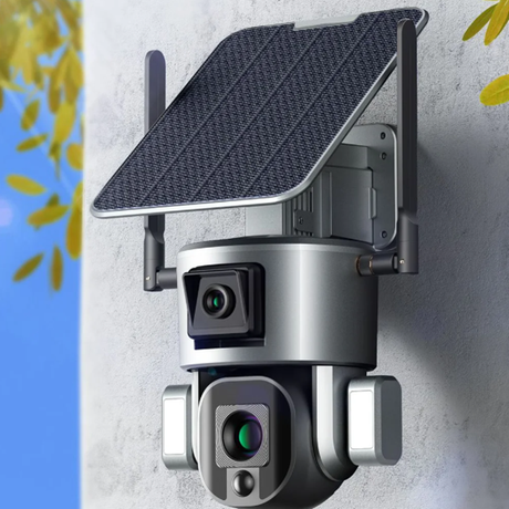4K Audio Solar Security Camera AI Auto Tracking Security & Safety BushLine Wi-Fi 128G