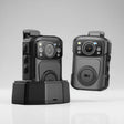 4K Body Camera IP68 GPS Bodycam 128GB & Charging Dock Security Cameras  