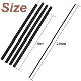 5.1 x 5.1m Tarp Waterproof Awning Shade Tent Shelter Sunshade Camping Equipment  BushLine