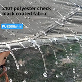 5.1 x 5.1m Tarp Waterproof Awning Shade Tent Shelter Sunshade Camping Equipment  BushLine