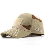 5.11 Camouflage Adjustable Baseball Cap tactical hats BushLine Desert Camo