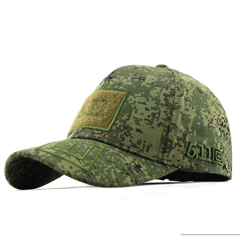 5.11 Camouflage Adjustable Baseball Cap tactical hats BushLine Jungle Green