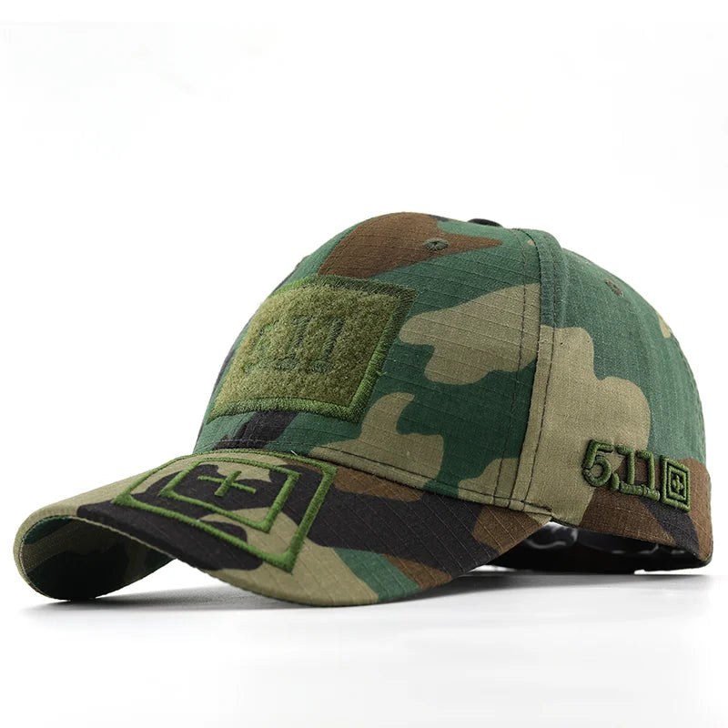 5.11 Camouflage Adjustable Baseball Cap tactical hats BushLine Bush Camo