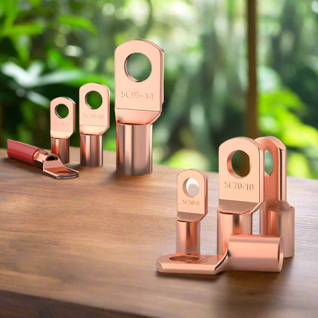 5-20 Pcs Pure Copper Electrical Terminal Connectors electrical supplys BushLine SC50-12 10PCS