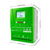 500, 600, 800watt, 1kw & 1.2kw Hybrid Wind Solar Controller Wind Power  BushLine