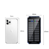 50000mAh Solar Power Bank Wireless Charger Outdoor External Battery Poverbank Portable Charger for iPhone 16  Samsung Powerbank wifi & wireless  