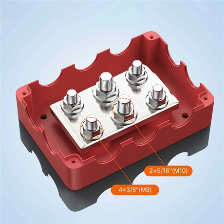 500A Marine Bus Bar 48V Power Distribution Block electrical supplys  