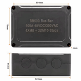 500A Marine Bus Bar 48V Power Distribution Block electrical supplys  