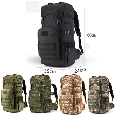 50L Military Tactical Backpack Large Capacity BackPacks  