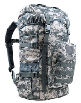 50L Military Tactical Backpack Large Capacity BackPacks BushLine ACU digital