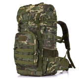 50L Military Tactical Backpack Large Capacity BackPacks BushLine green camouflage