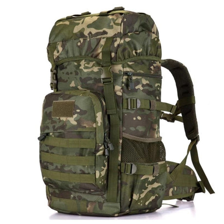 50L Military Tactical Backpack Large Capacity BackPacks BushLine green camouflage