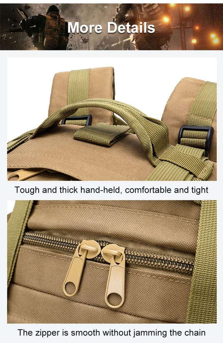 55L-70L Molle Tactical Backpack 4in1 BackPacks  