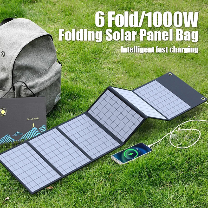 600W or 1000W Solar Panel Power Supply Portable Folding solar panels  BushLine