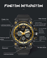 6030 Sports Military Quartz Watch Watchs  BushLine