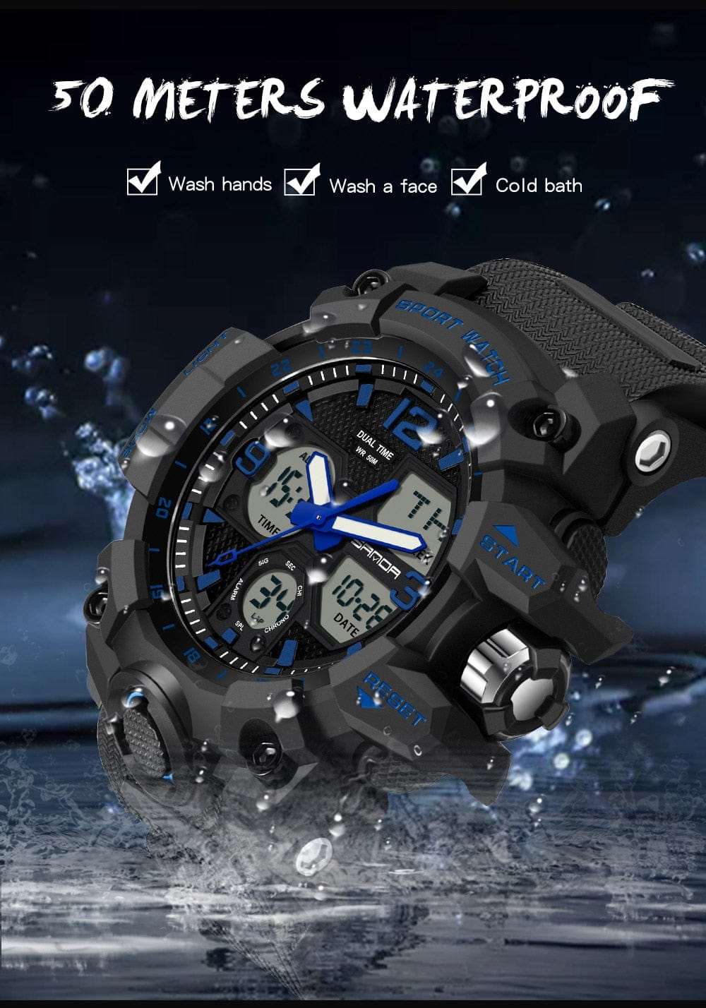 6030 Sports Military Quartz Watch Watchs  BushLine