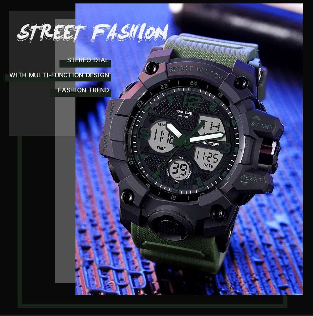 6030 Sports Military Quartz Watch Watchs  BushLine