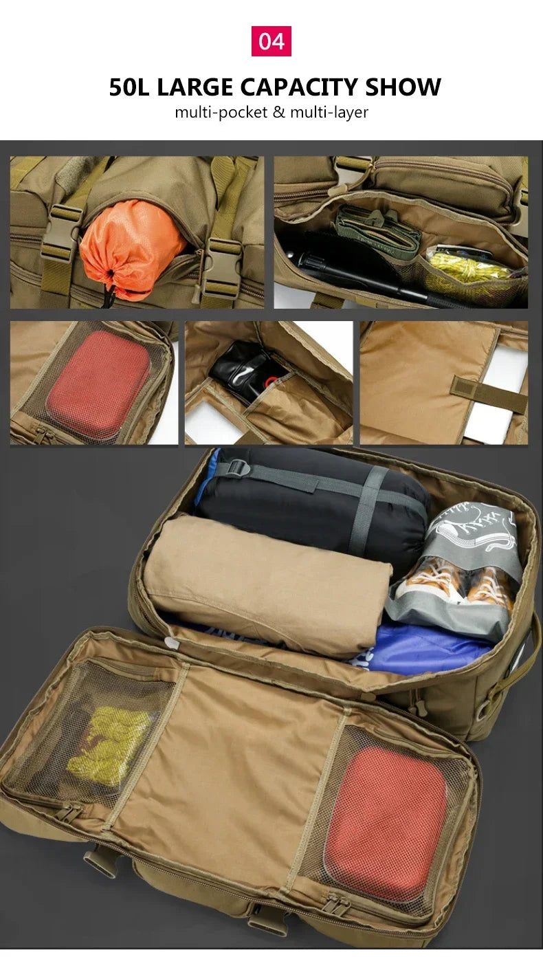 65ltr Travel FIFO Multi-function Backpack BackPacks  