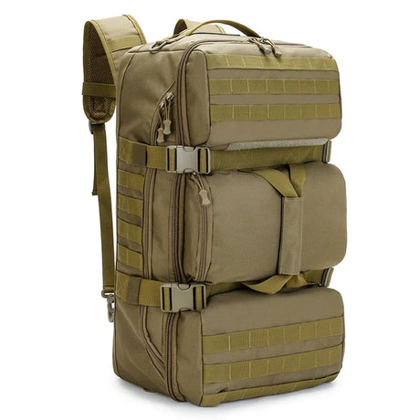 65ltr Travel FIFO Multi-function Backpack BackPacks BushLine Khaki