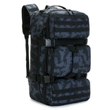 65ltr Travel FIFO Multi-function Backpack BackPacks BushLine Black Camo
