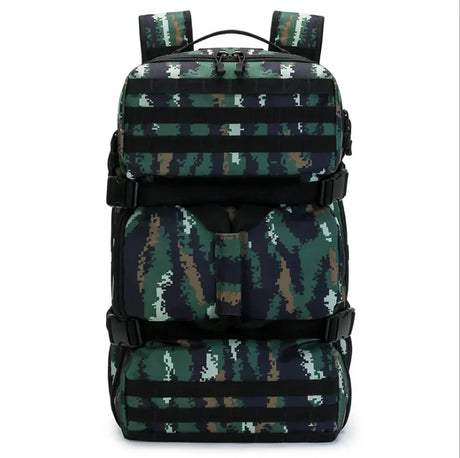 65ltr Travel FIFO Multi-function Backpack BackPacks BushLine Green Camo