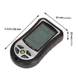 8-in-1 Handheld Altimeter Compass Pressure Elevation Thermometer Smart Technology  