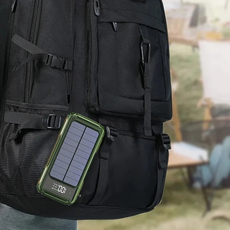 80000mAh Large Capacity  Solar Power Bank solar power  BushLine