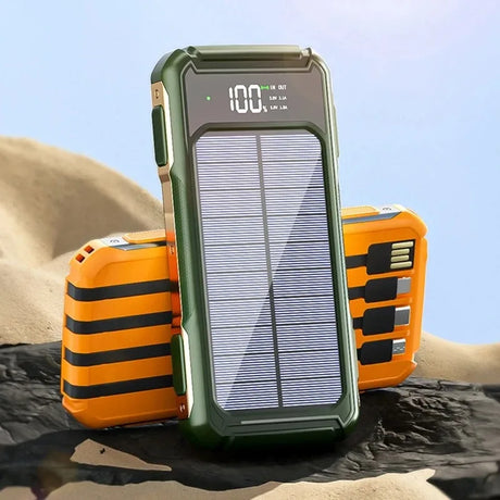 80000mAh Large Capacity  Solar Power Bank solar power  BushLine
