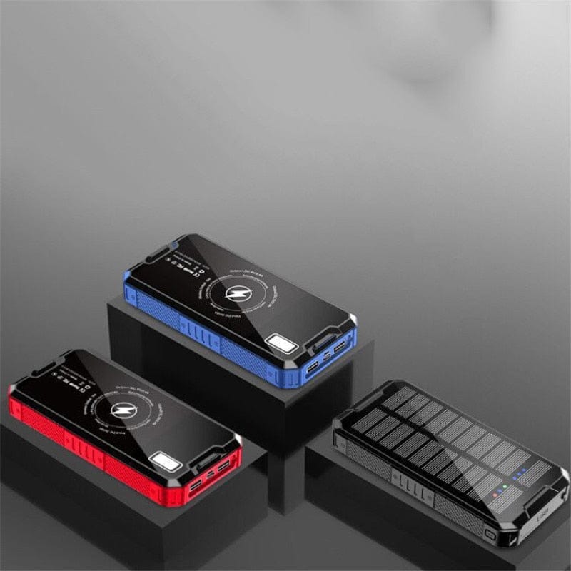 80000mAh Solar Wireless High Capacity Charger LED wifi & wireless  BushLine