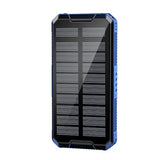 80000mAh Solar Wireless High Capacity Charger LED wifi & wireless BushLine Blue