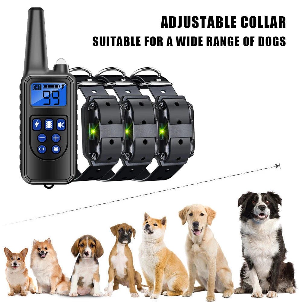 800M Dog Training E-Collar Anti Barking Dog Stuff  BushLine