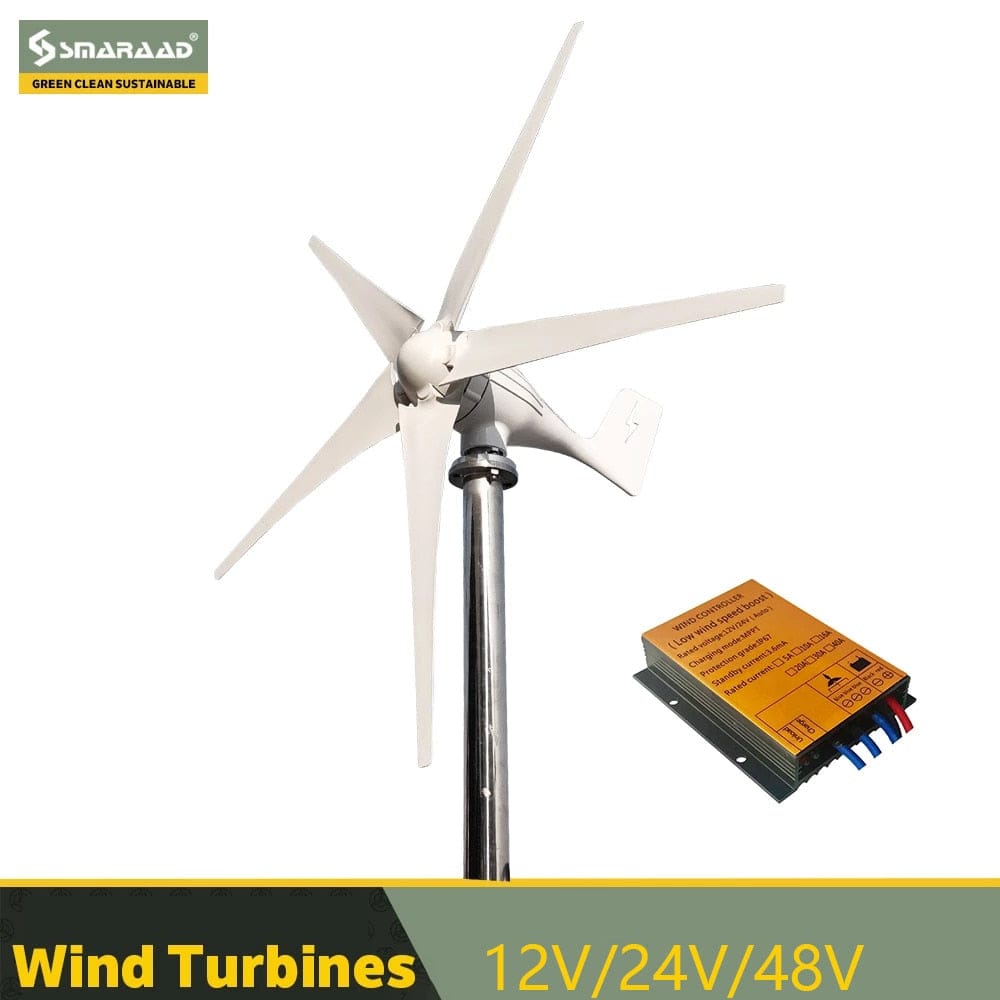 800W & 1000W Wind Turbine Generator Wind Power BushLine 12v Wind Turbine Only|1000w 5 Blades